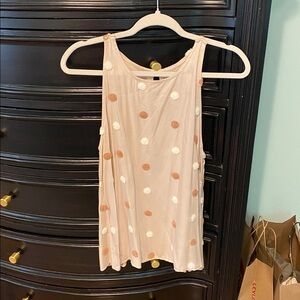 Mine Beige Sleeveless Top